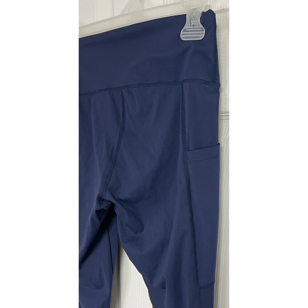 Whisper Women's Blue Indigo Pull On Leggings Small Pockets Ret. $92 Emory Mood - Picture 2 of 8